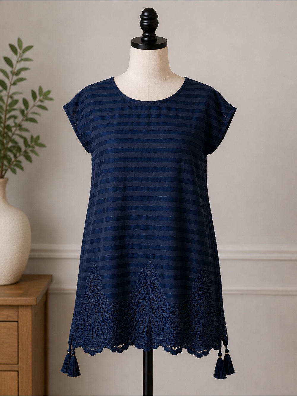 Lilly Pulitzer Women’s Navy Swim Cover-Up Tunic